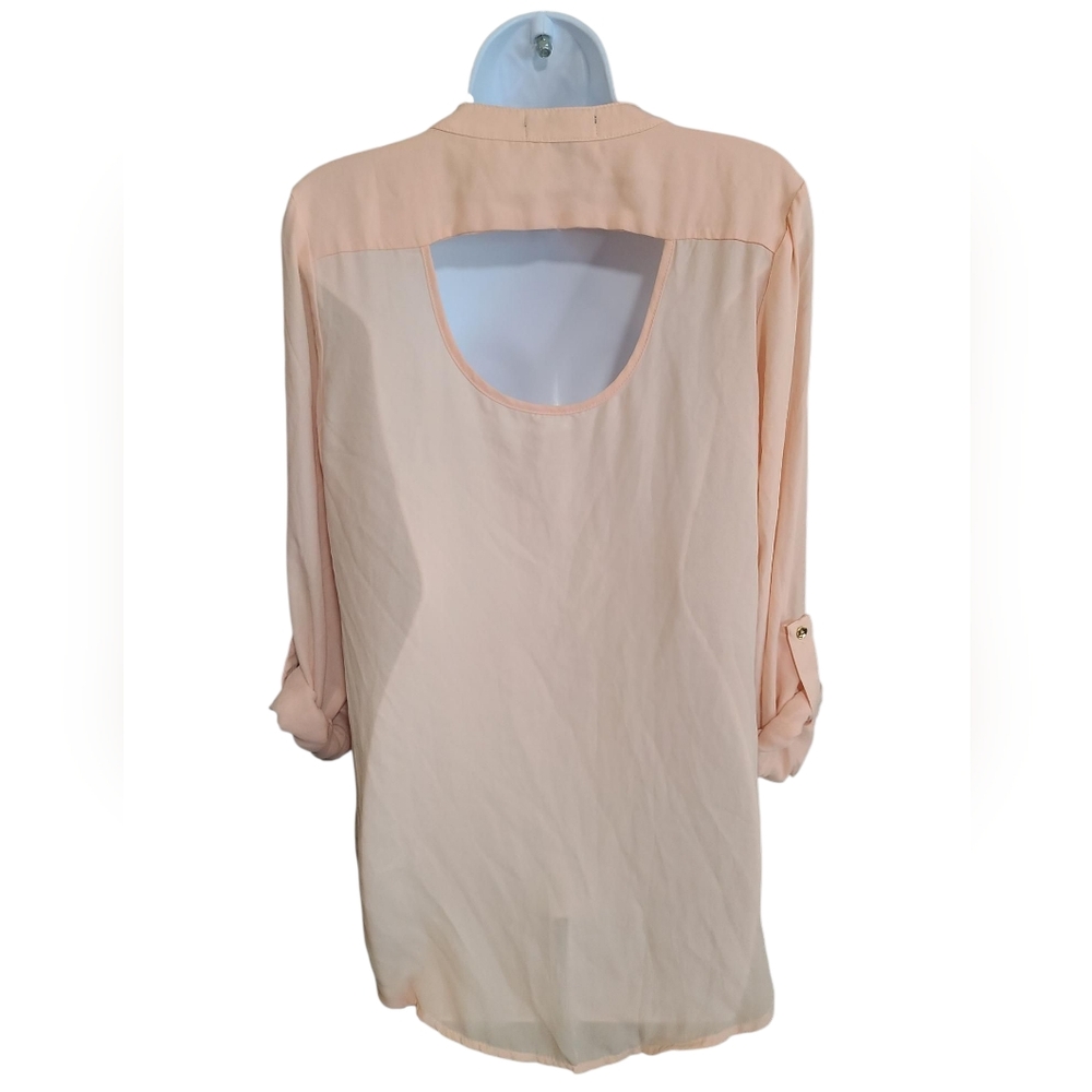 CARRIE ALLEN Light Pink Blouse M - Picture 2 of 8